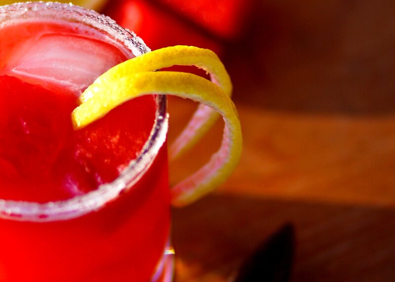 Red Cocktail Drink — Vibrant