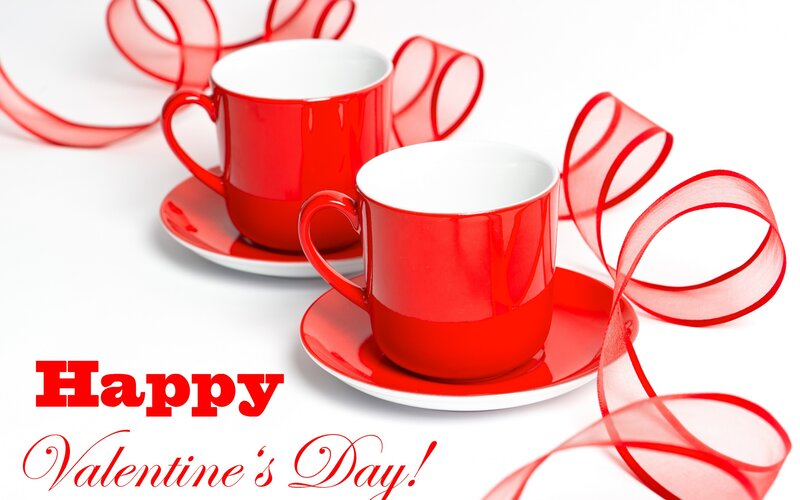 Red Coffee Cups — Festive