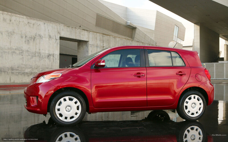 Red Compact Car — Neutral, Photograph