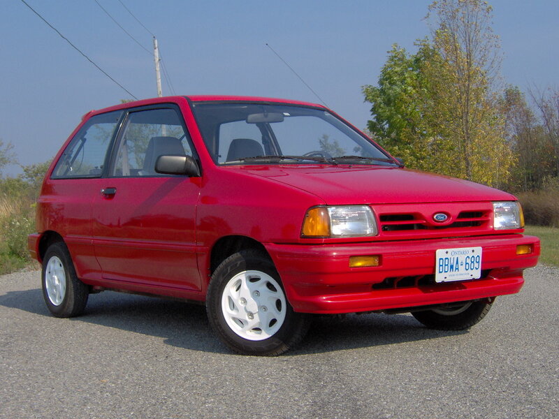 Red Compact Car