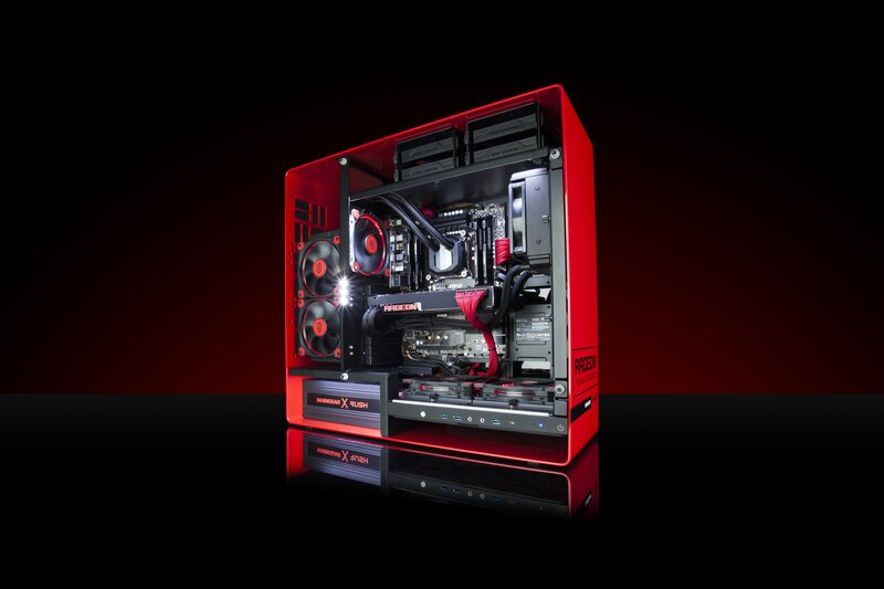 Red Computer Case