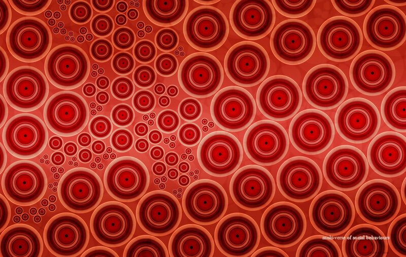 Red Concentric Circles — Hypnotic