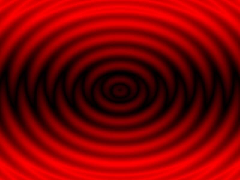 red concentric circles pattern