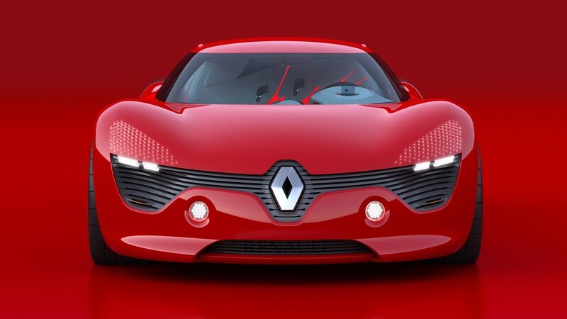 Red Concept Car — 3d Render