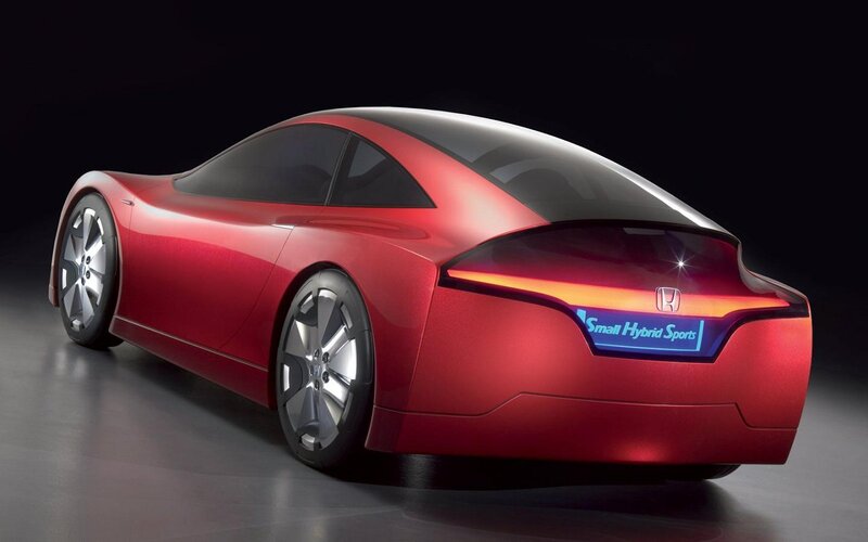 Red Concept Car — Dramatic, 3d Render, Logo