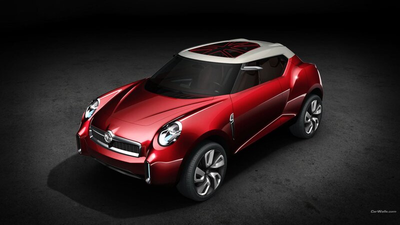Red Concept Car — Dramatic, 3d Render, Roof