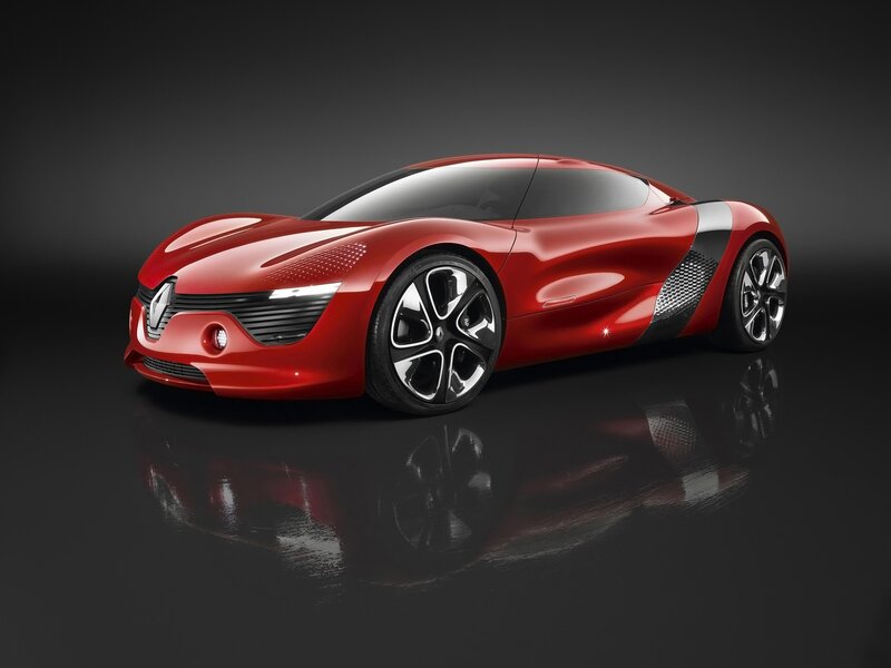 Red Concept Car — Dramatic, 3d Render, Wheel