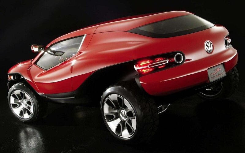 Red Concept Car — Dramatic, 3d Render, Wheels, Taillights