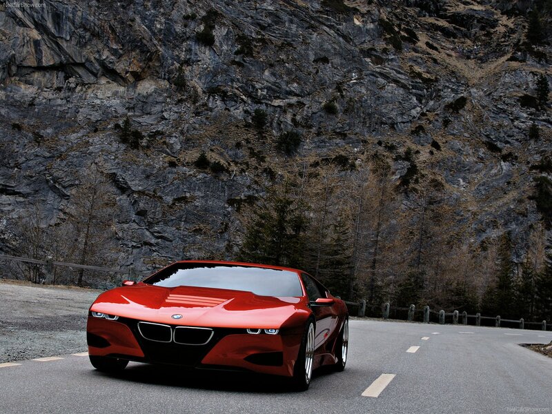 Red Concept Car — Dramatic, Autumn, Photograph
