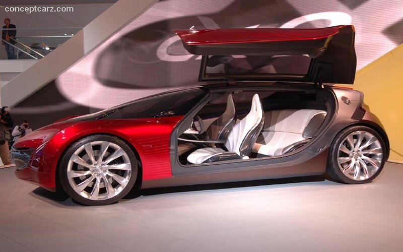 Red Concept Car — Dramatic, Photograph, Car Door, Seats