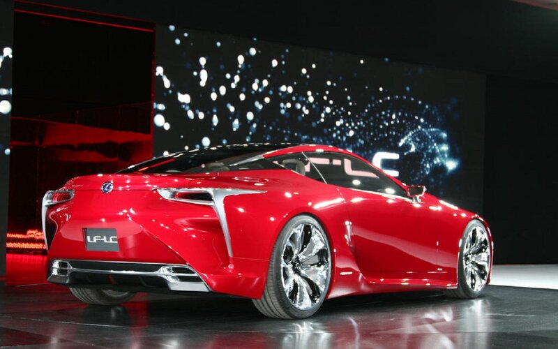 Red Concept Car — Dramatic, Photograph, Screen