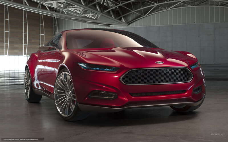Red Concept Car — Dramatic, Photograph, Showroom