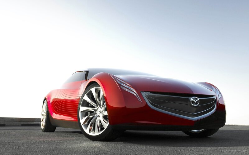 Red Concept Car — Dramatic, Photograph, Wheel, Sky, Black