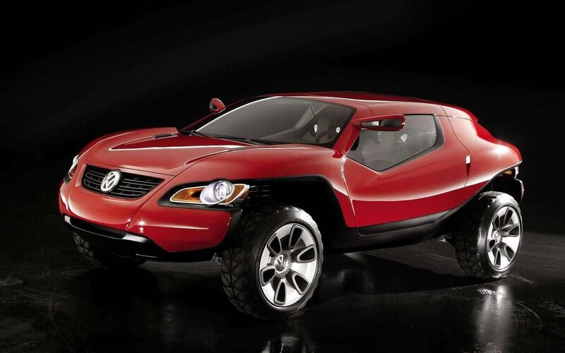Red Concept Car — Dramatic, Photograph, Wheels, Headlights