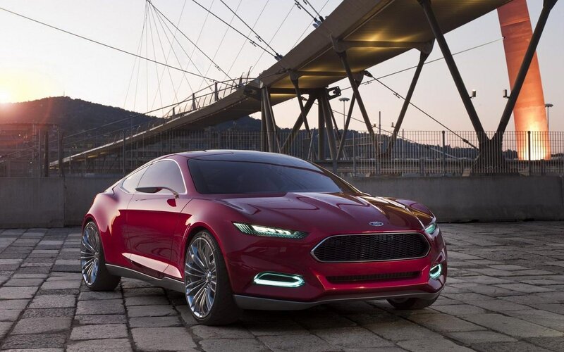 Red Concept Car — Dramatic, Sunset, 3d Render