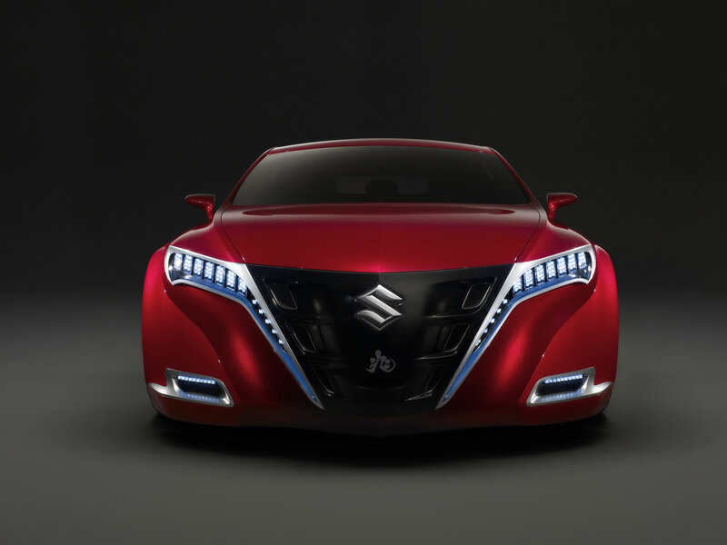 Red Concept Car — Dramatic