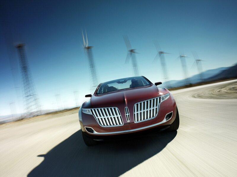 Red Concept Car — Dynamic, Afternoon