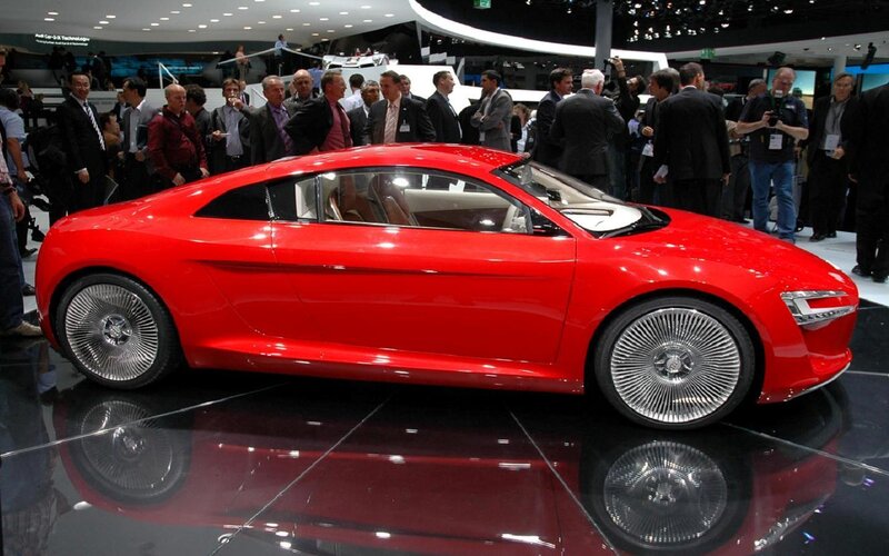 Red Concept Car — Formal, Photograph