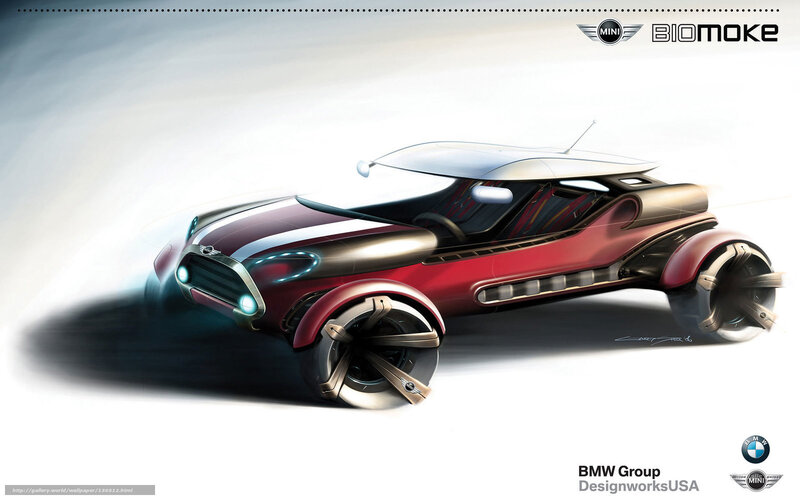 Red Concept Car — Futuristic, Digital Art, Design Sketch
