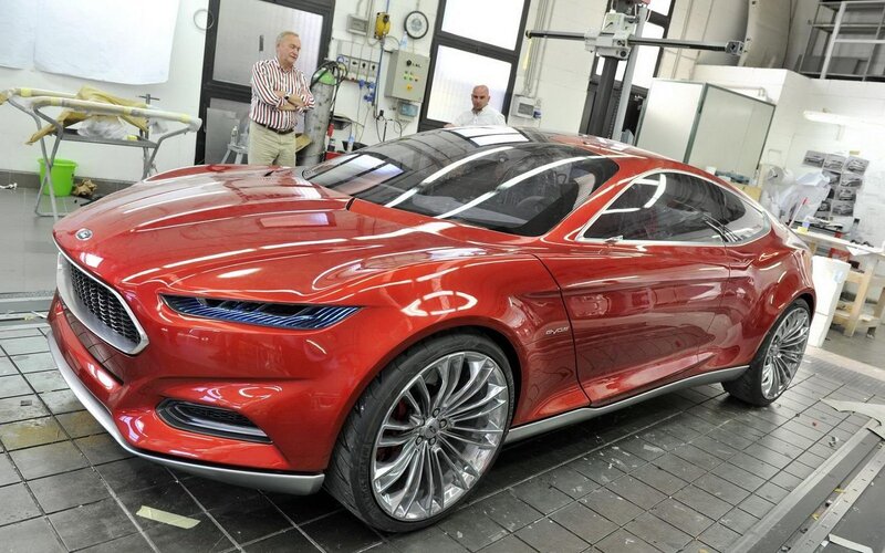 Red Concept Car — Industrial