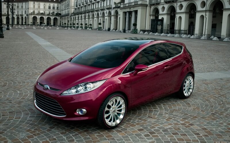 Red Concept Car — Maroon, Calm, Afternoon, Photograph