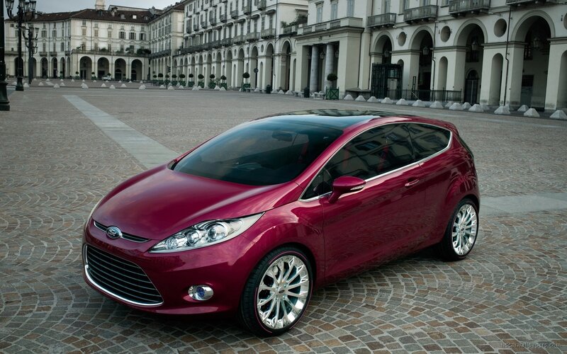 Red Concept Car — Maroon, Serene, Afternoon