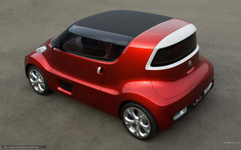 Red Concept Car — Modern, 3d Render, Road