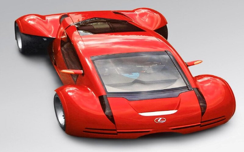 Red Concept Car — Modern, 3d Render