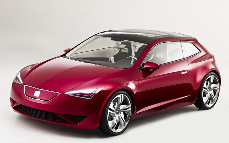 Red Concept Car — Modern, 3d Render, Wheels, Windows