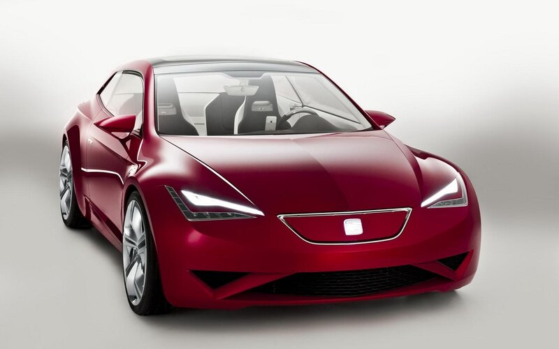 Red Concept Car — Modern, 3d Render, Windows