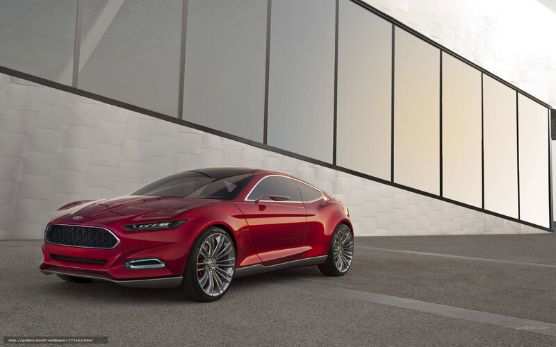 Red Concept Car — Modern, Afternoon, 3d Render, Building