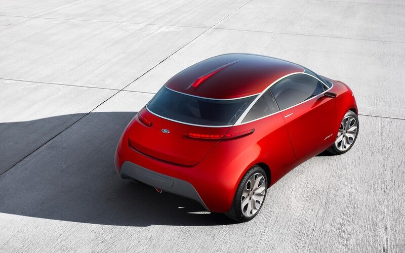 Red Concept Car — Modern, Afternoon, 3d Render