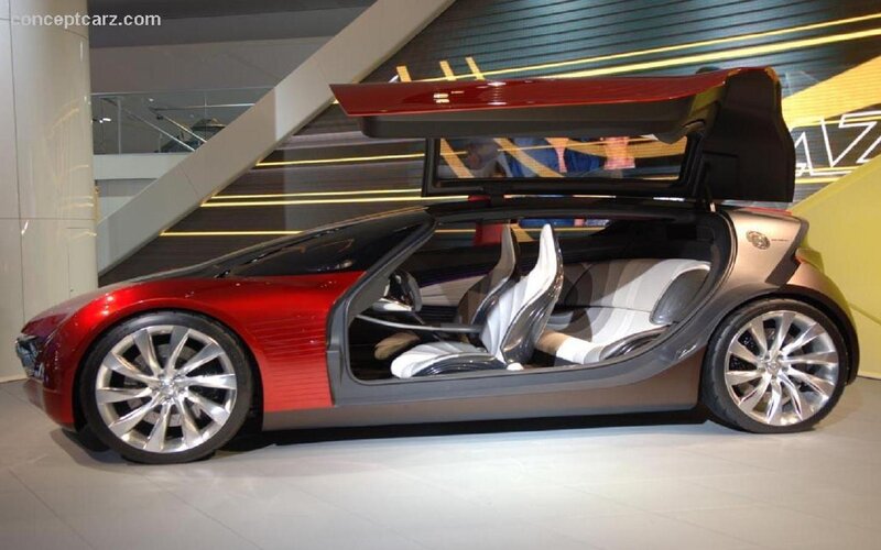 Red Concept Car — Modern, Photograph, Car Door