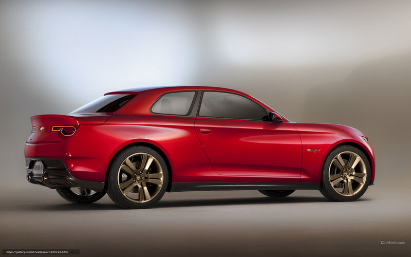 Red Concept Car — Neutral, 3d Render, Wheels