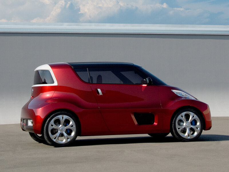 Red Concept Car — Neutral, Afternoon, Photograph, Wall