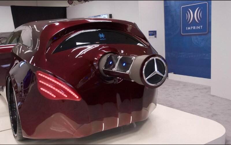Red Concept Car — Neutral, Photograph, Exhaust Pipe