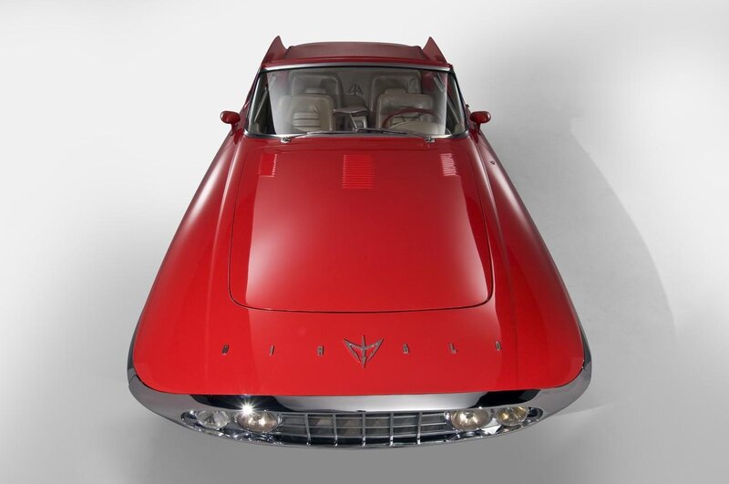 Red Concept Car — Neutral, Photograph, Interior