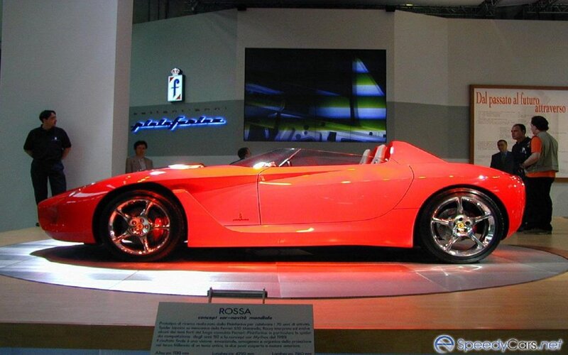 Red Concept Car — Neutral, Photograph, People, Display Stand