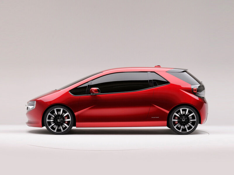 Red Concept Car — Neutral, Photograph, Wheel