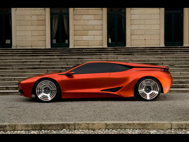 Red Concept Car — Orange, Dramatic, Photograph
