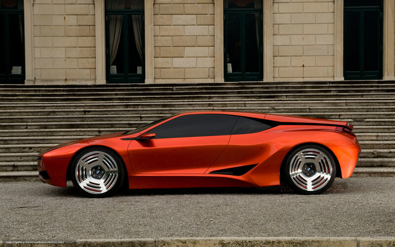 Red Concept Car — Orange