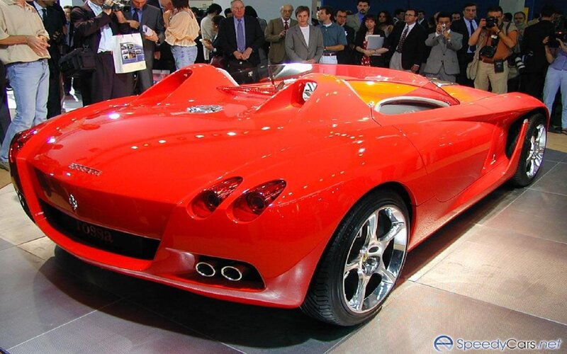 Red Concept Car — Public Event