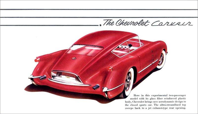 Red Concept Car — Retro