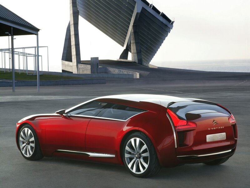 Red Concept Car — Serene, Afternoon, 3d Render