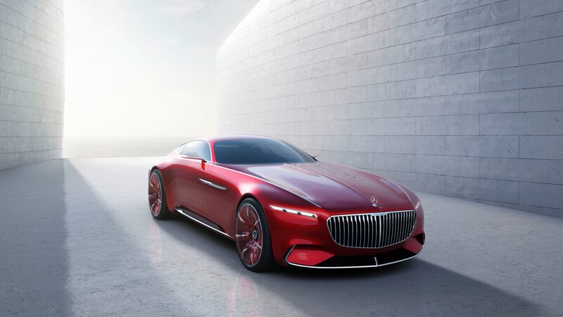 Red Concept Car — Serene, Morning, 3d Render