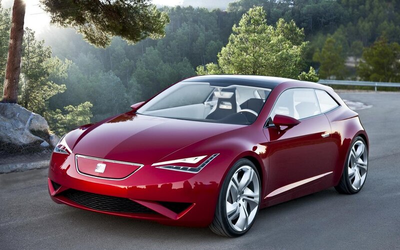 Red Concept Car — Serene, Morning