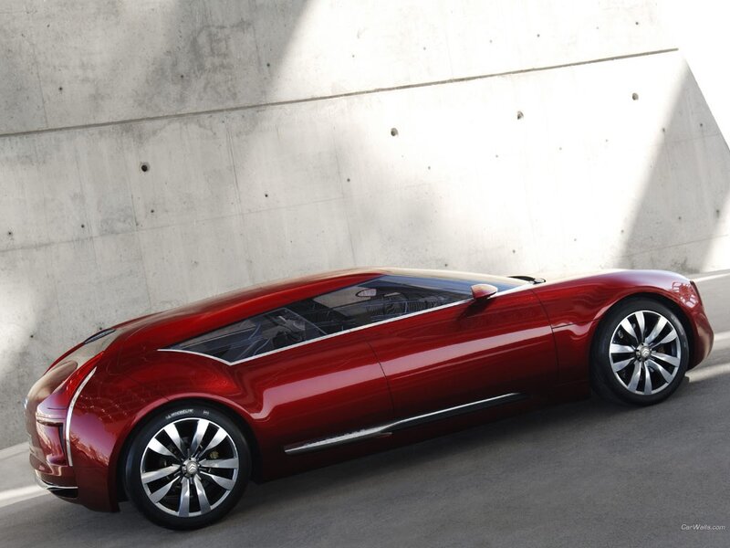 red concept car side view
