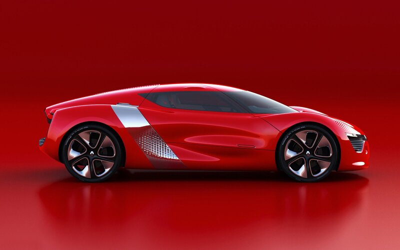 Red Concept Car — Sleek, Modern