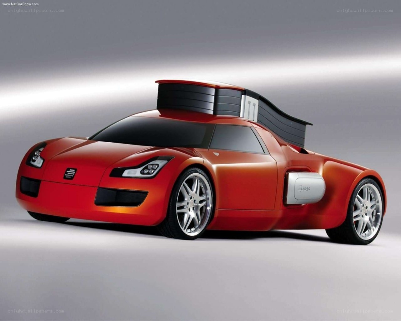 red concept sports car