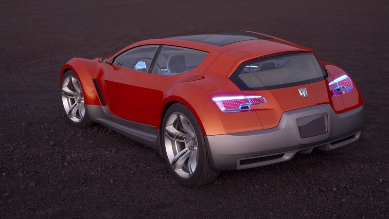 red concept sports car